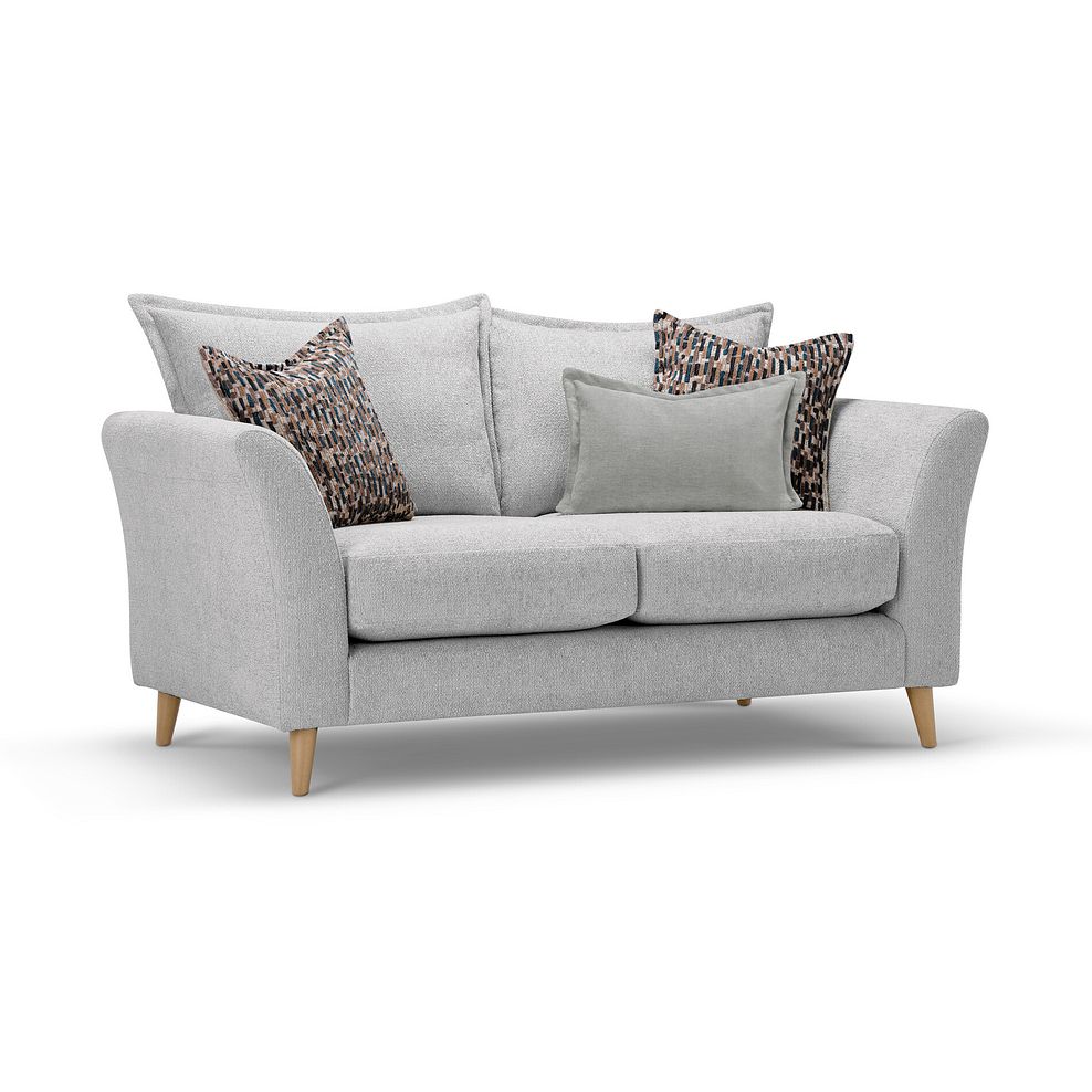 Hoxley 2 Seater Sofa in Leo Silver fabric 2