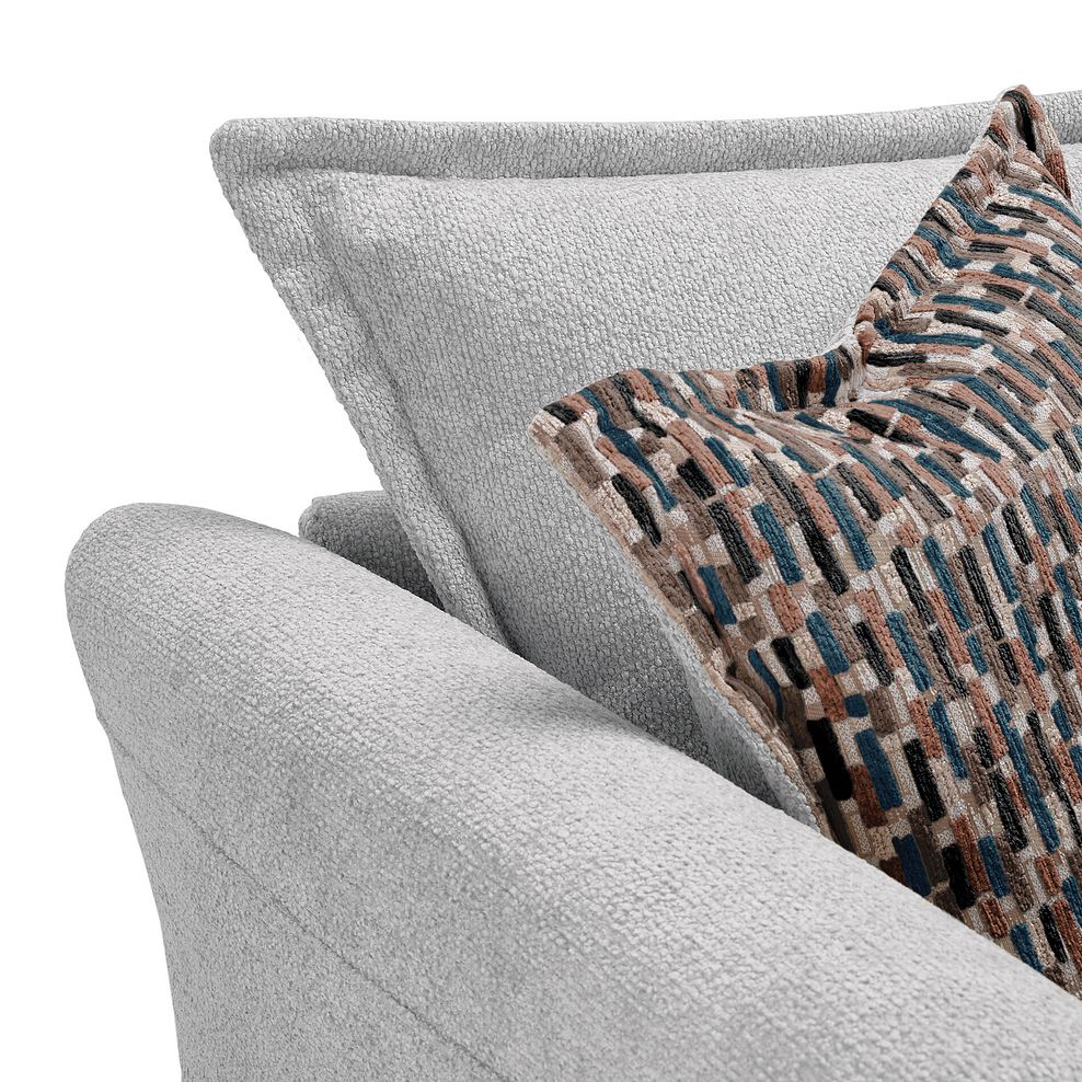 Hoxley 2 Seater Sofa in Leo Silver fabric 6