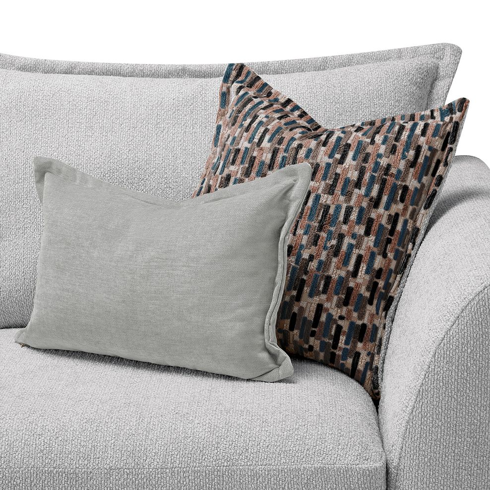 Hoxley 2 Seater Sofa in Leo Silver fabric 7