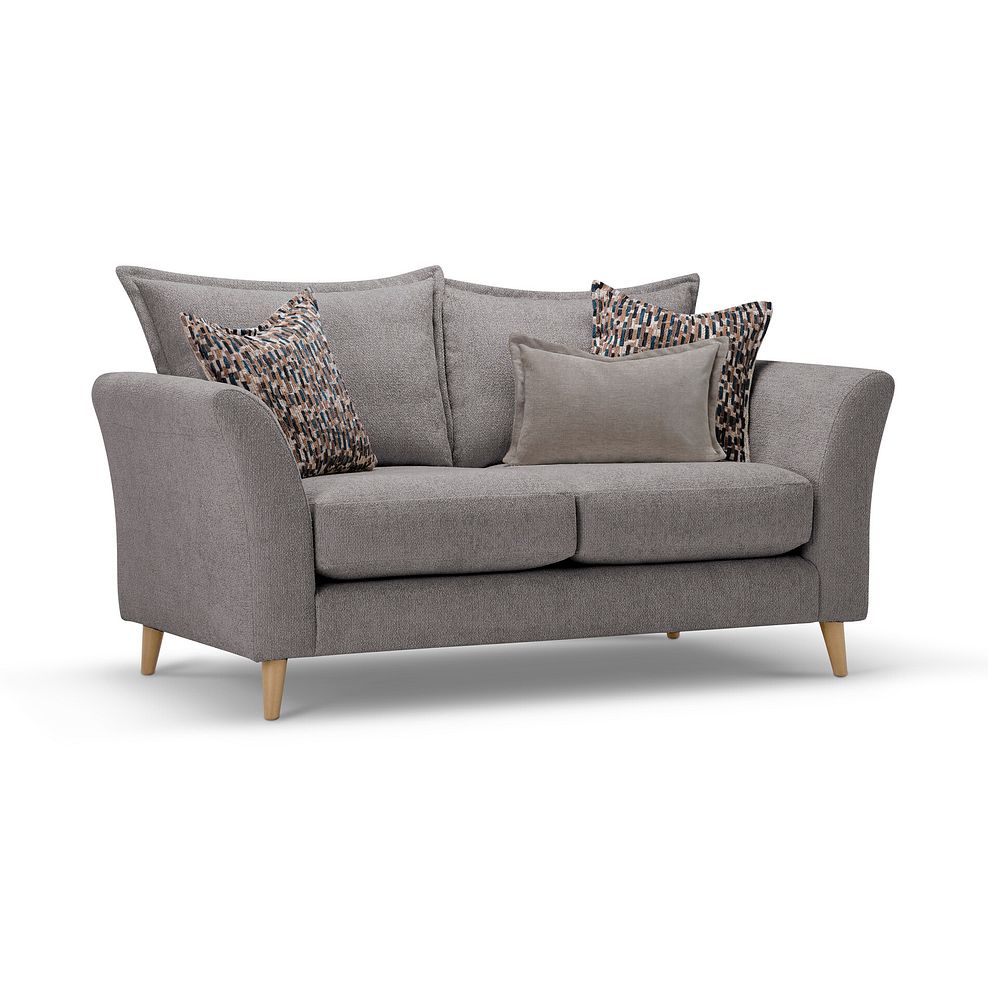 Hoxley 2 Seater Sofa in Leo Truffle fabric 2