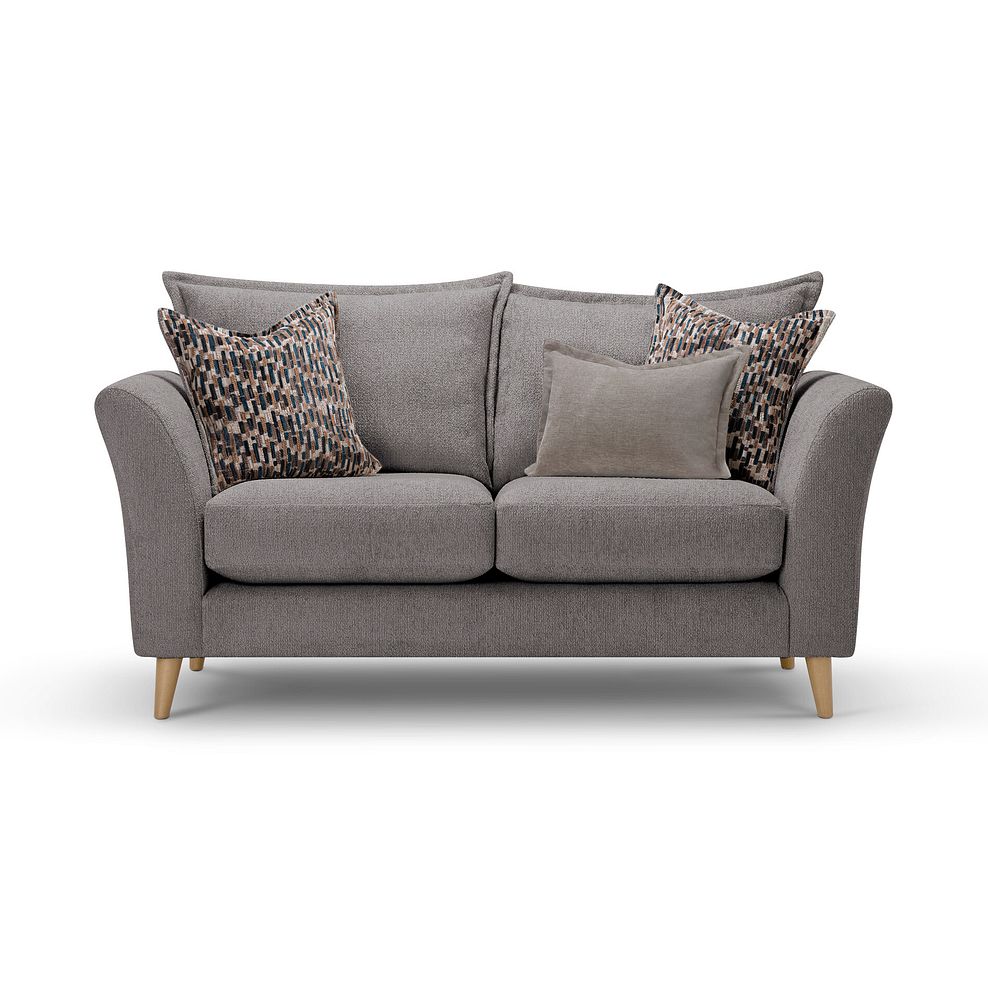 Hoxley 2 Seater Sofa in Leo Truffle fabric 1