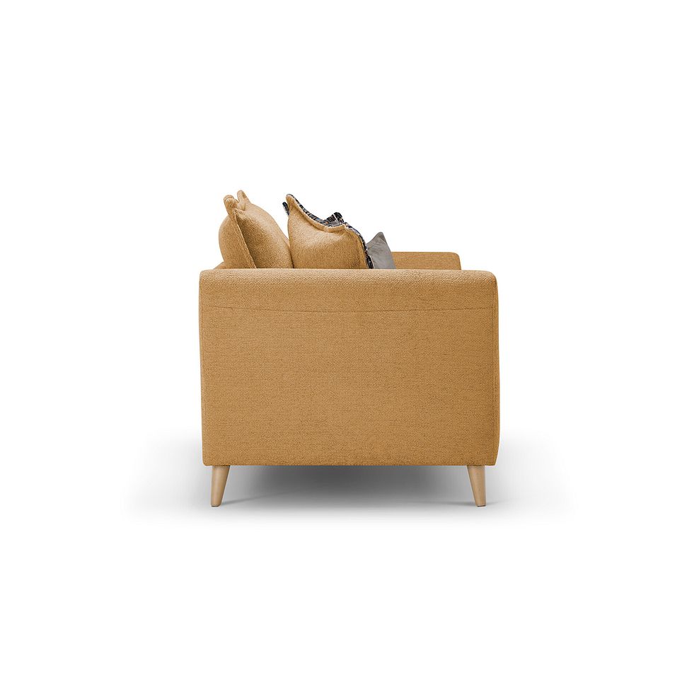 Hoxley 3 Seater Sofa in Leo Mustard fabric 3