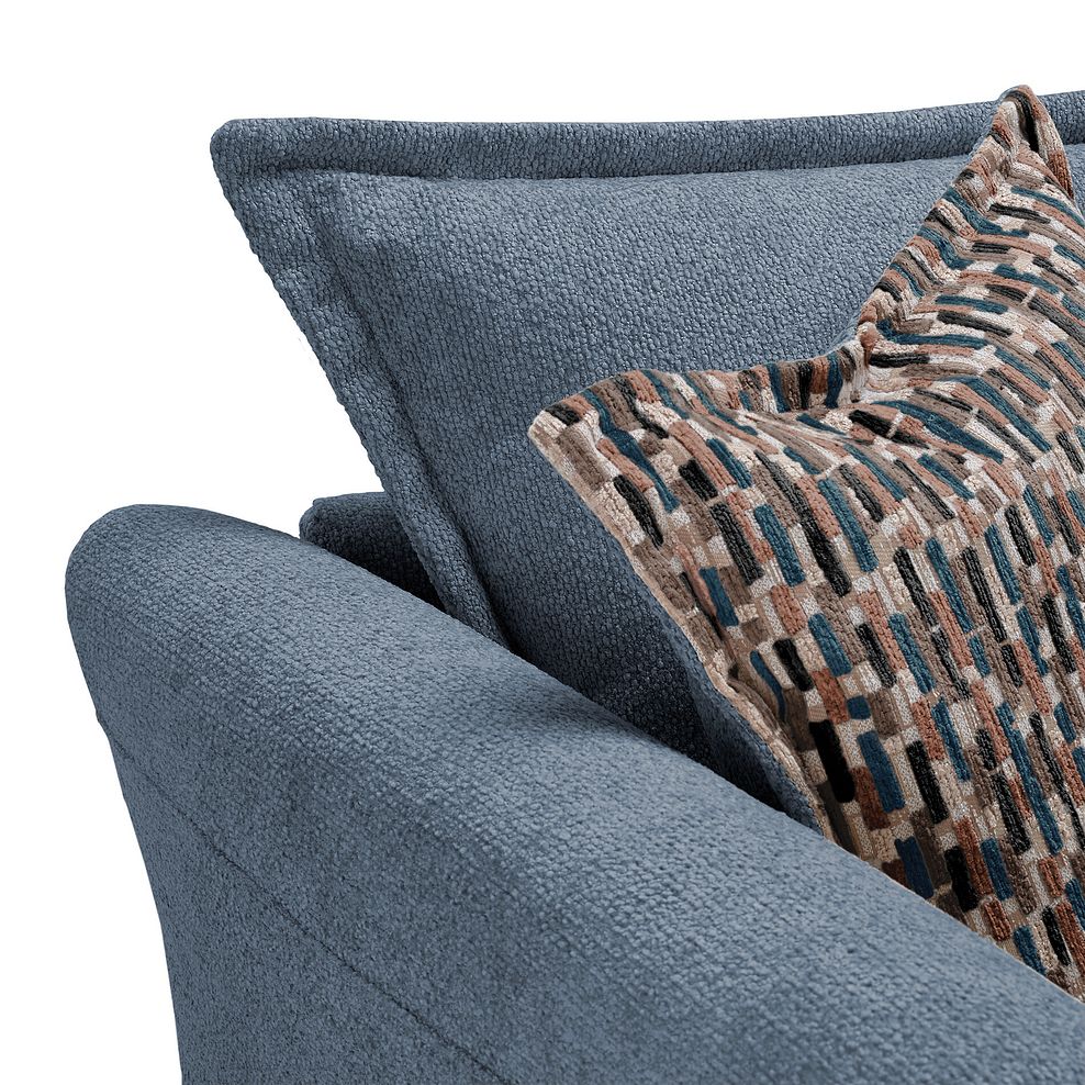 Hoxley 3 Seater Sofa in Leo Ocean fabric 6