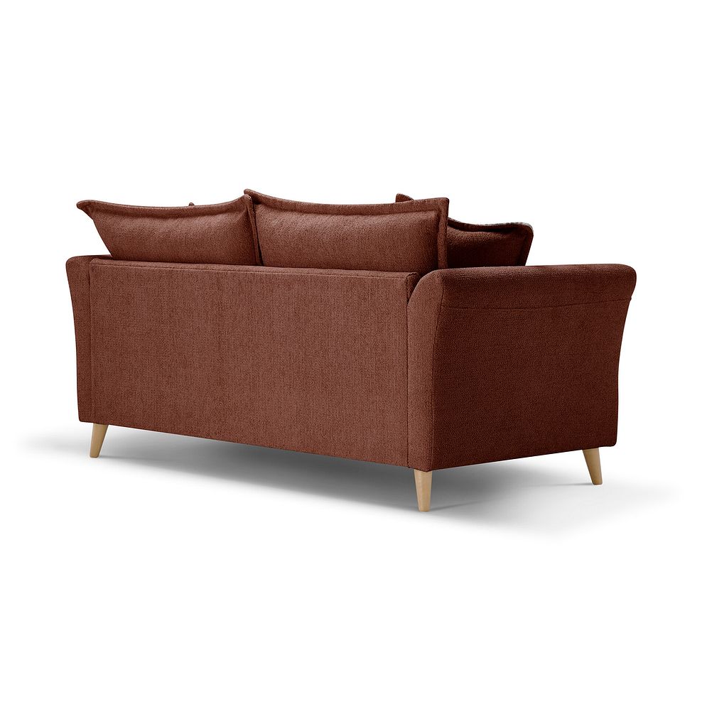 Hoxley 3 Seater Sofa in Leo Rust fabric 4