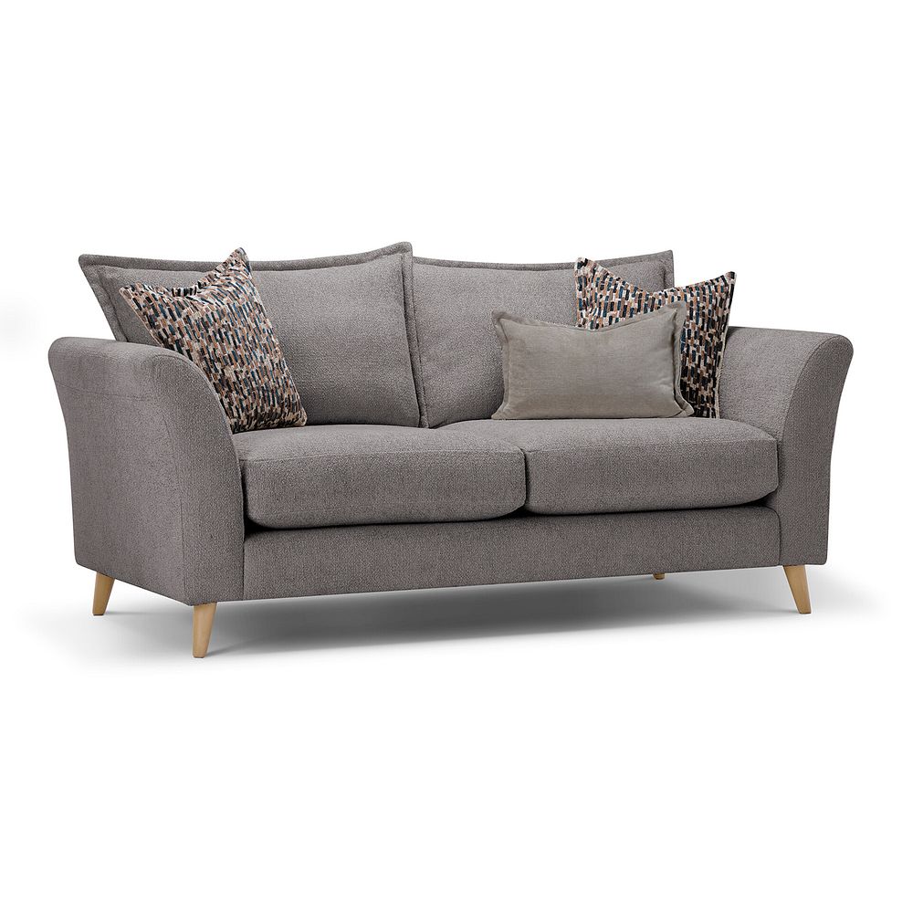 Hoxley 3 Seater Sofa in Leo Truffle fabric 2