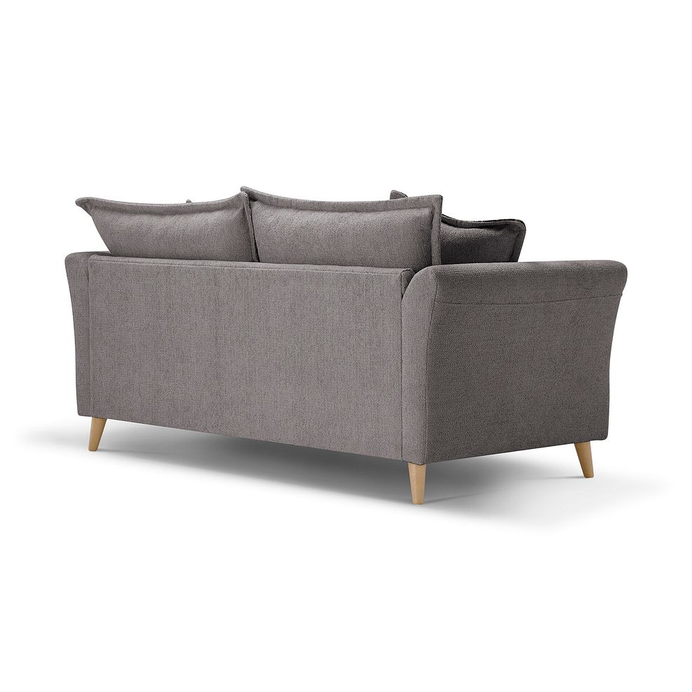 Hoxley 3 Seater Sofa in Leo Truffle fabric 4