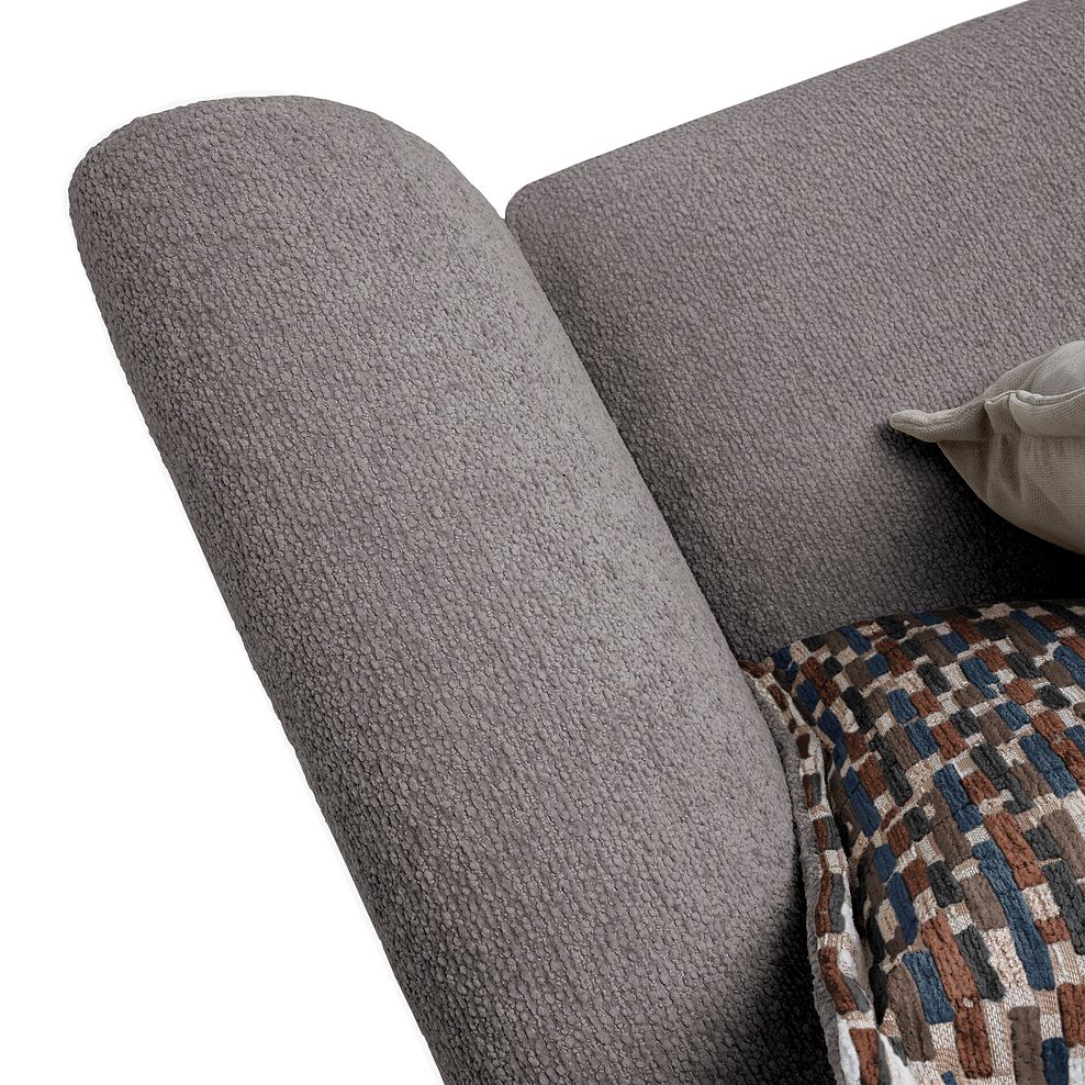 Hoxley 3 Seater Sofa in Leo Truffle fabric 8