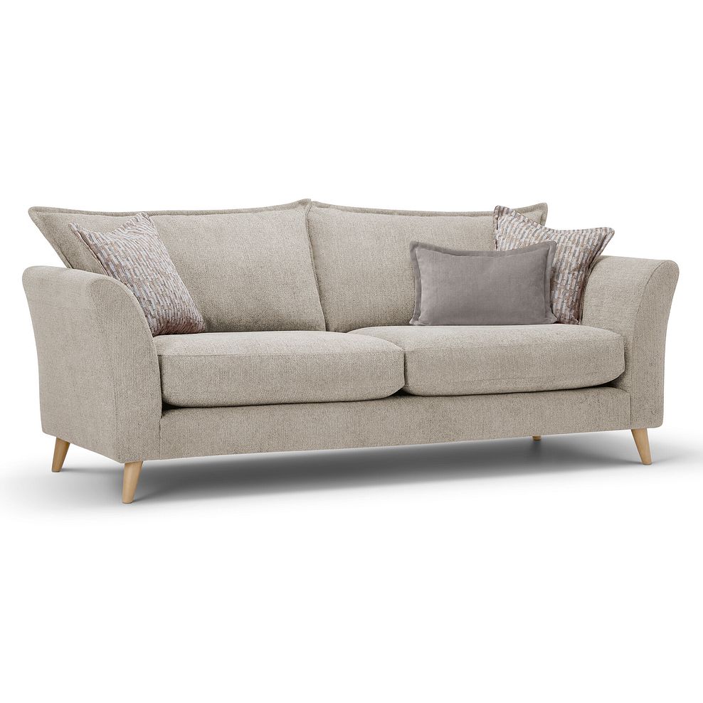 Hoxley 4 Seater Sofa in Leo Biscuit fabric 2