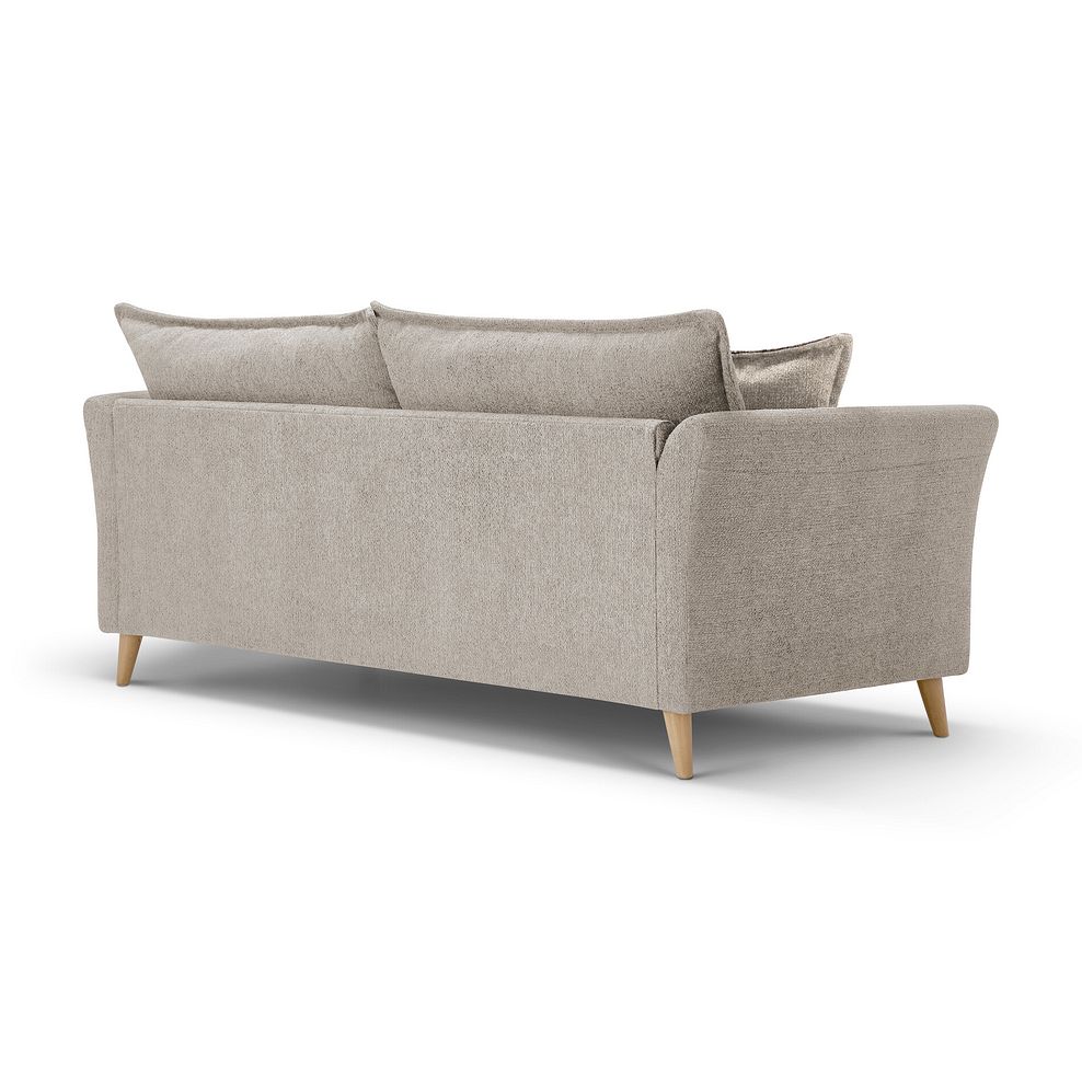 Hoxley 4 Seater Sofa in Leo Biscuit fabric 4