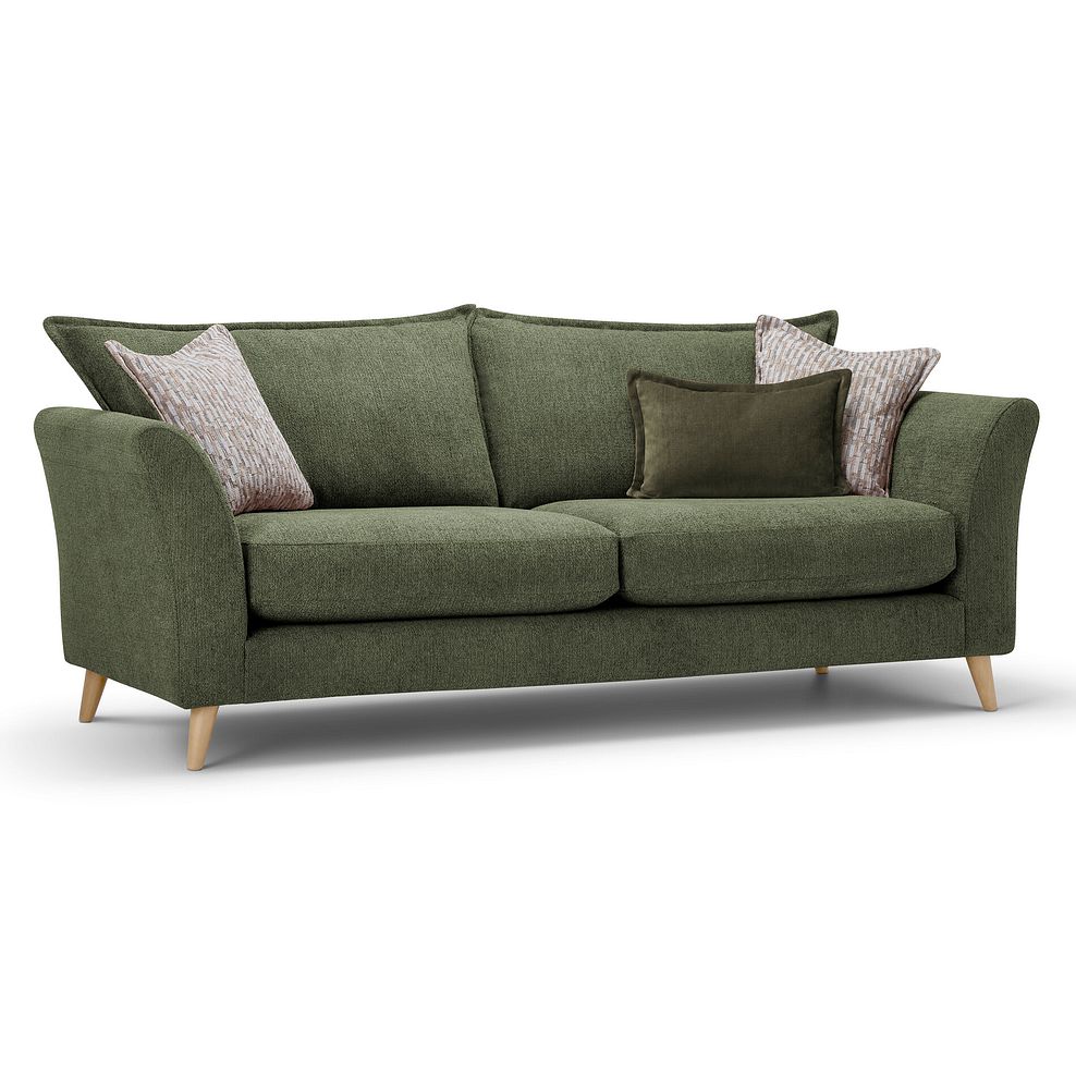 Hoxley 4 Seater Sofa in Leo Forest fabric 2