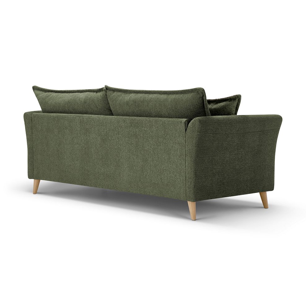 Hoxley 4 Seater Sofa in Leo Forest fabric 4