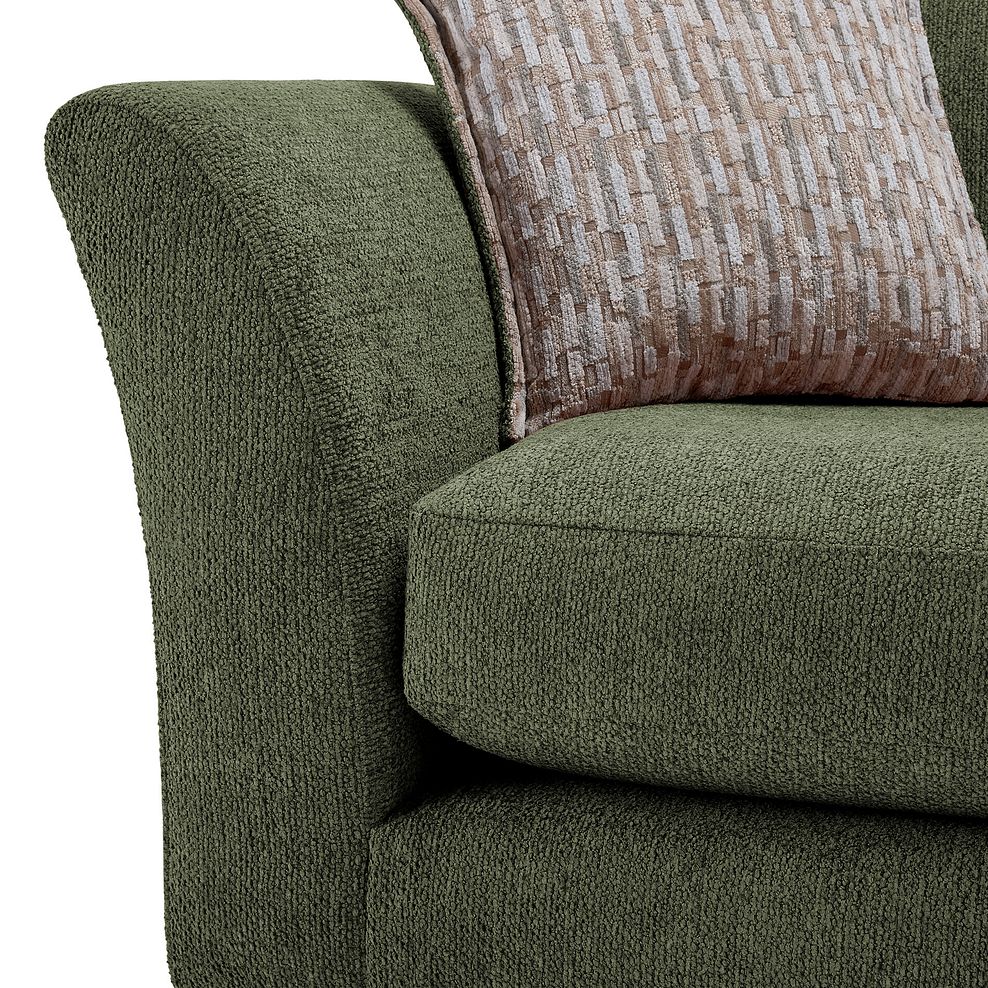 Hoxley 4 Seater Sofa in Leo Forest fabric 9