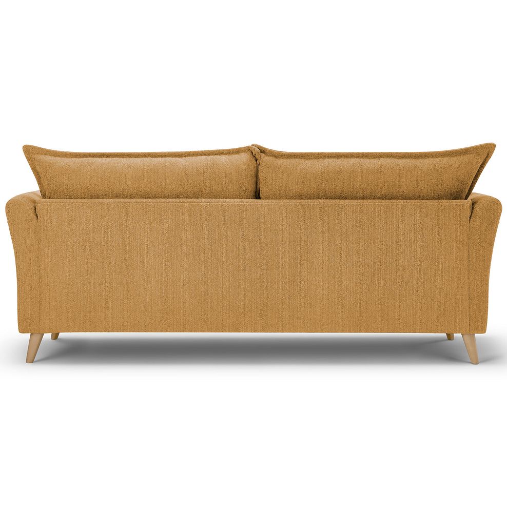 Hoxley 4 Seater Sofa in Leo Mustard fabric 5
