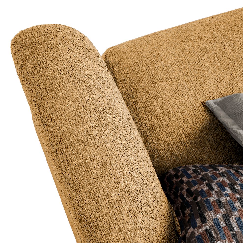 Hoxley 4 Seater Sofa in Leo Mustard fabric 10