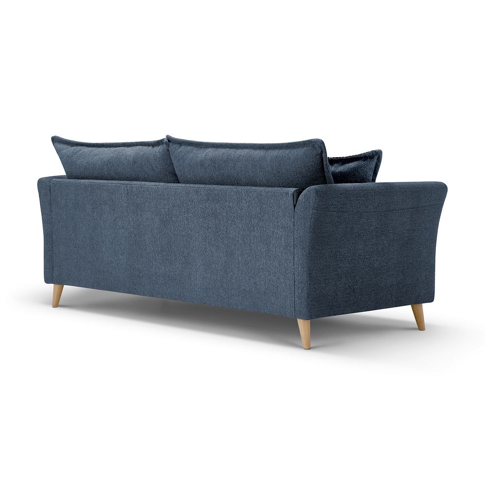 Hoxley 4 Seater Sofa in Leo Ocean fabric 4