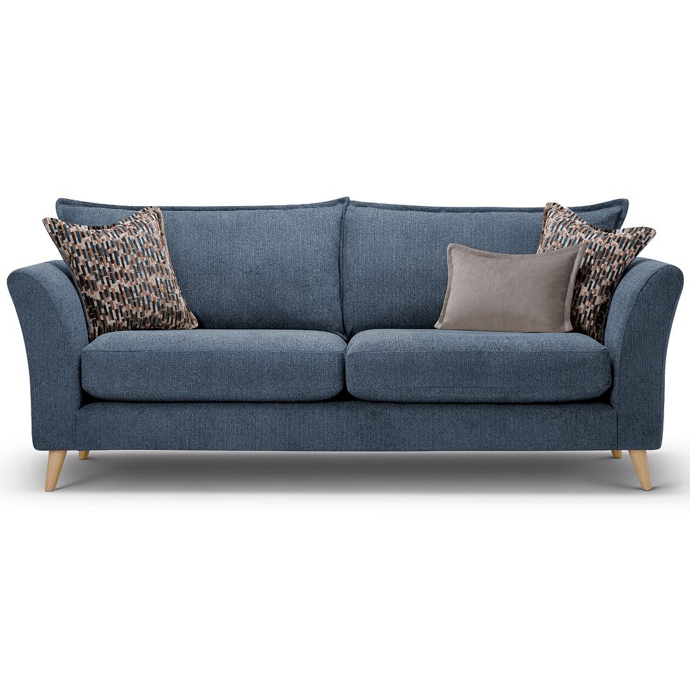 Hoxley 4 Seater Sofa in Leo Ocean fabric 1
