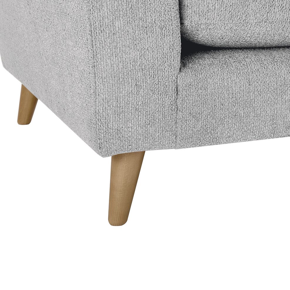 Hoxley 4 Seater Sofa in Leo Silver fabric 6