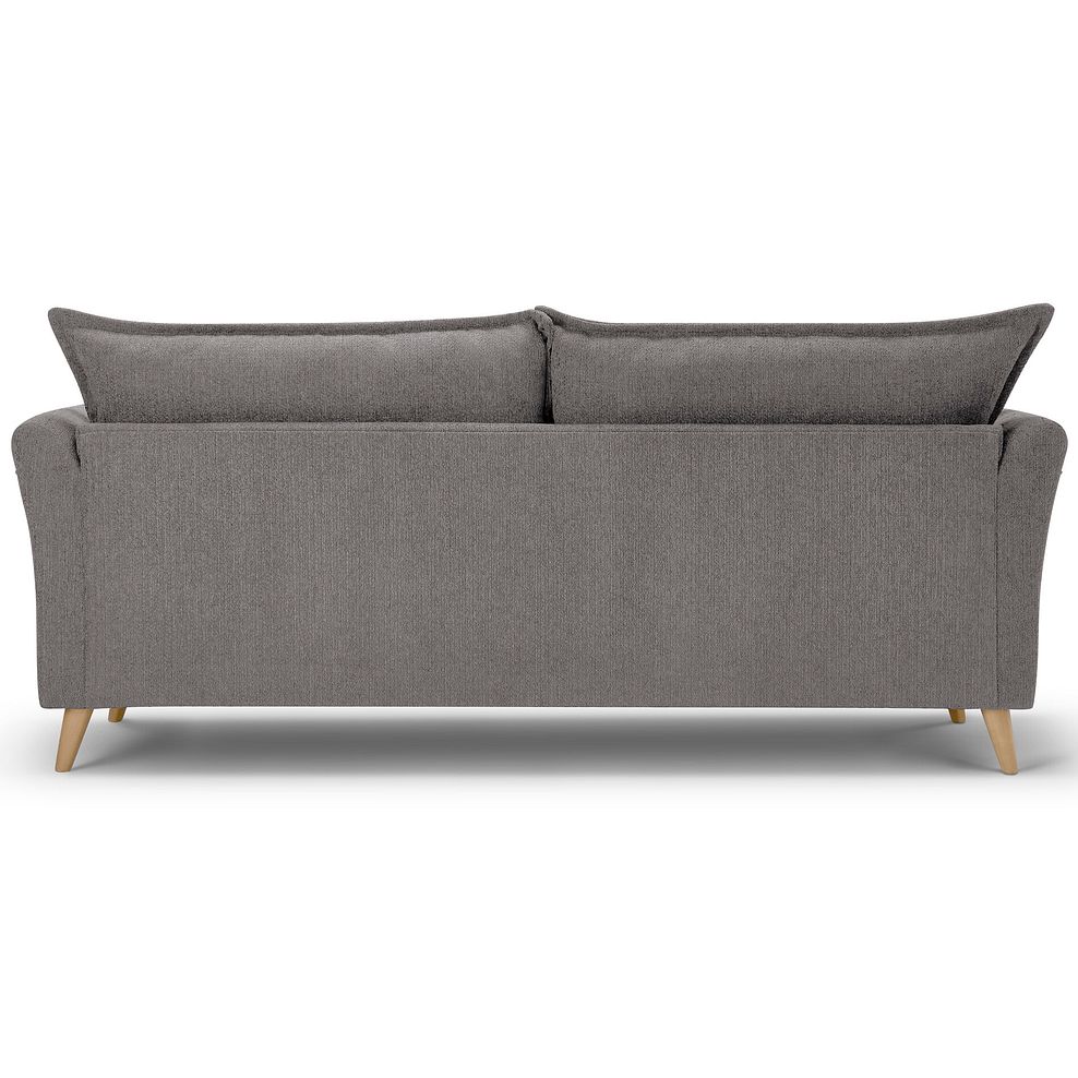 Hoxley 4 Seater Sofa in Leo Truffle fabric 5