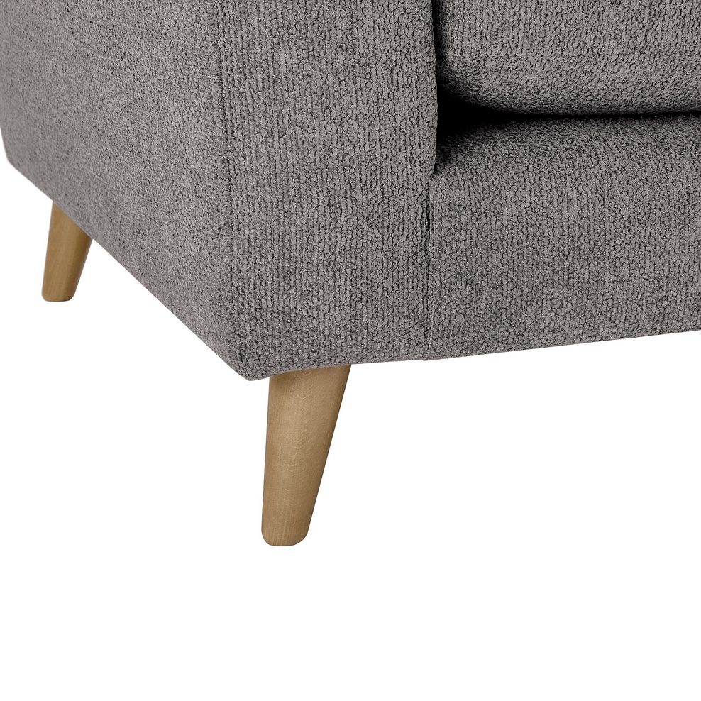 Hoxley 4 Seater Sofa in Leo Truffle fabric 6