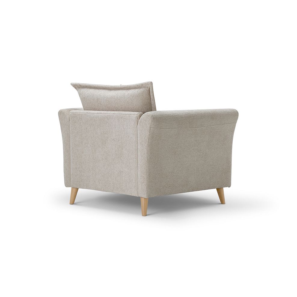Hoxley Armchair in Leo Biscuit fabric 7