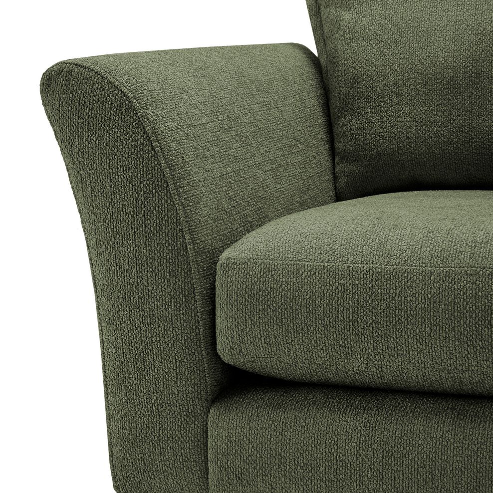 Hoxley Armchair in Leo Forest fabric 9