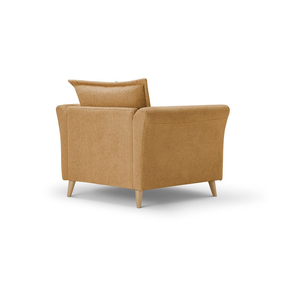 Hoxley Armchair in Leo Mustard fabric 4