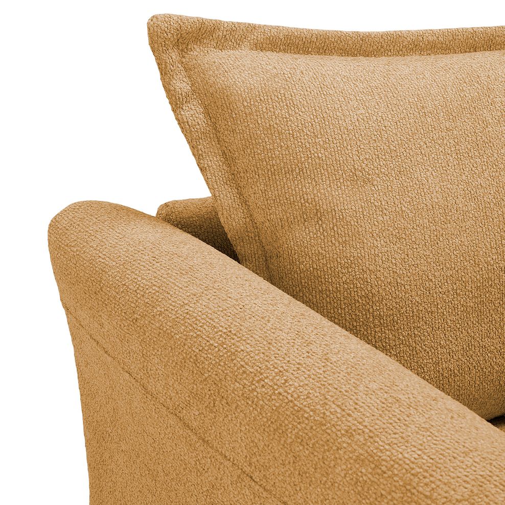 Hoxley Armchair in Leo Mustard fabric 8