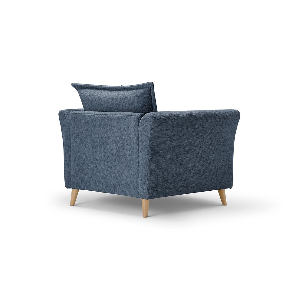 Hoxley Armchair in Leo Ocean fabric 4