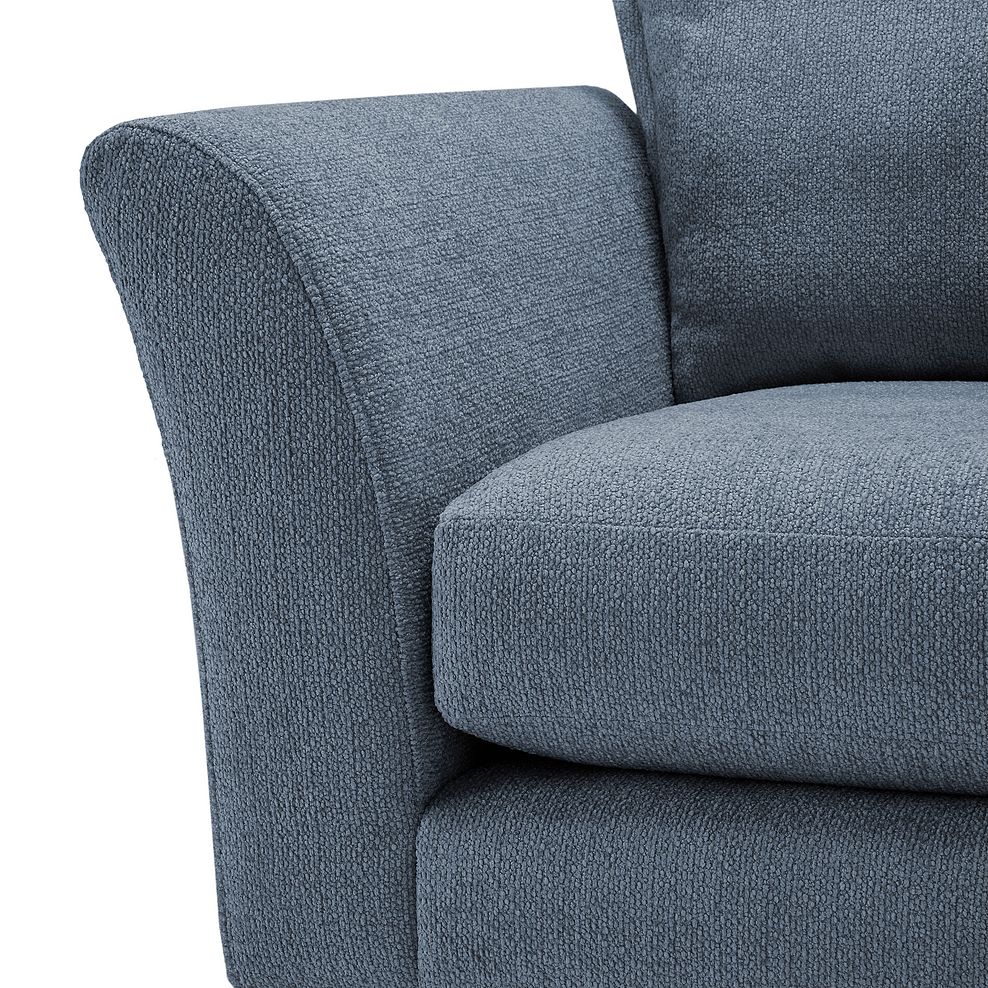 Hoxley Armchair in Leo Ocean fabric 9