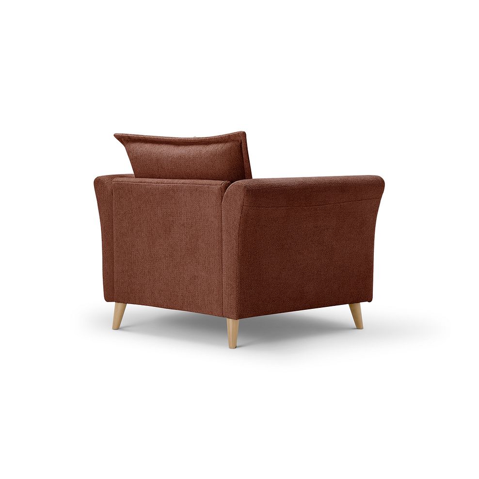 Hoxley Armchair in Leo Rust fabric 4