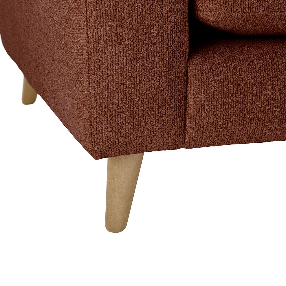 Hoxley Armchair in Leo Rust fabric 7