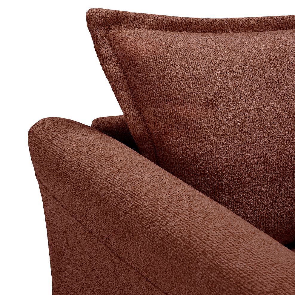 Hoxley Armchair in Leo Rust fabric 8