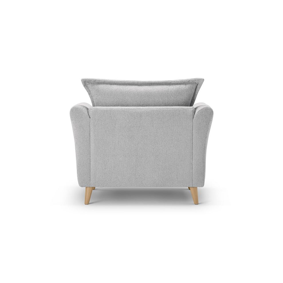 Hoxley Armchair in Leo Silver fabric 5