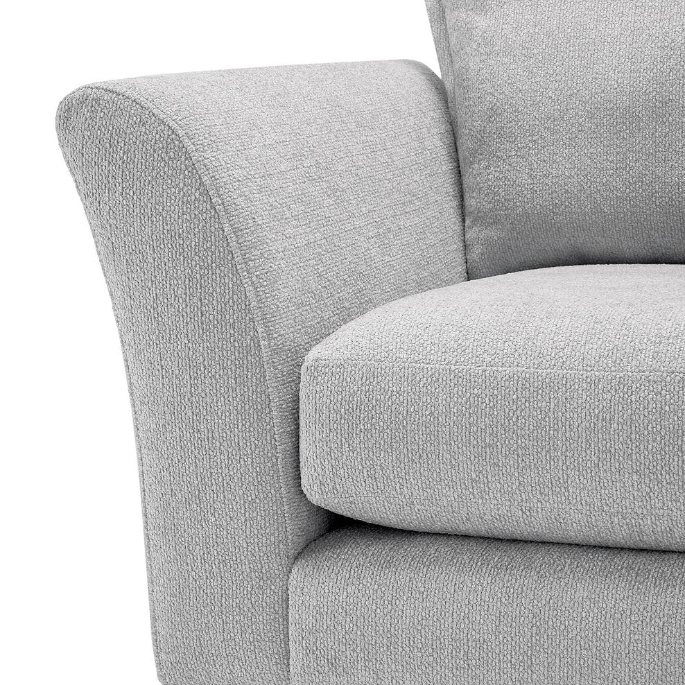Hoxley Armchair in Leo Silver fabric 9