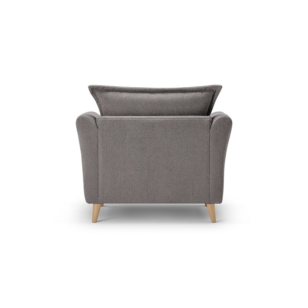 Hoxley Armchair in Leo Truffle fabric 5