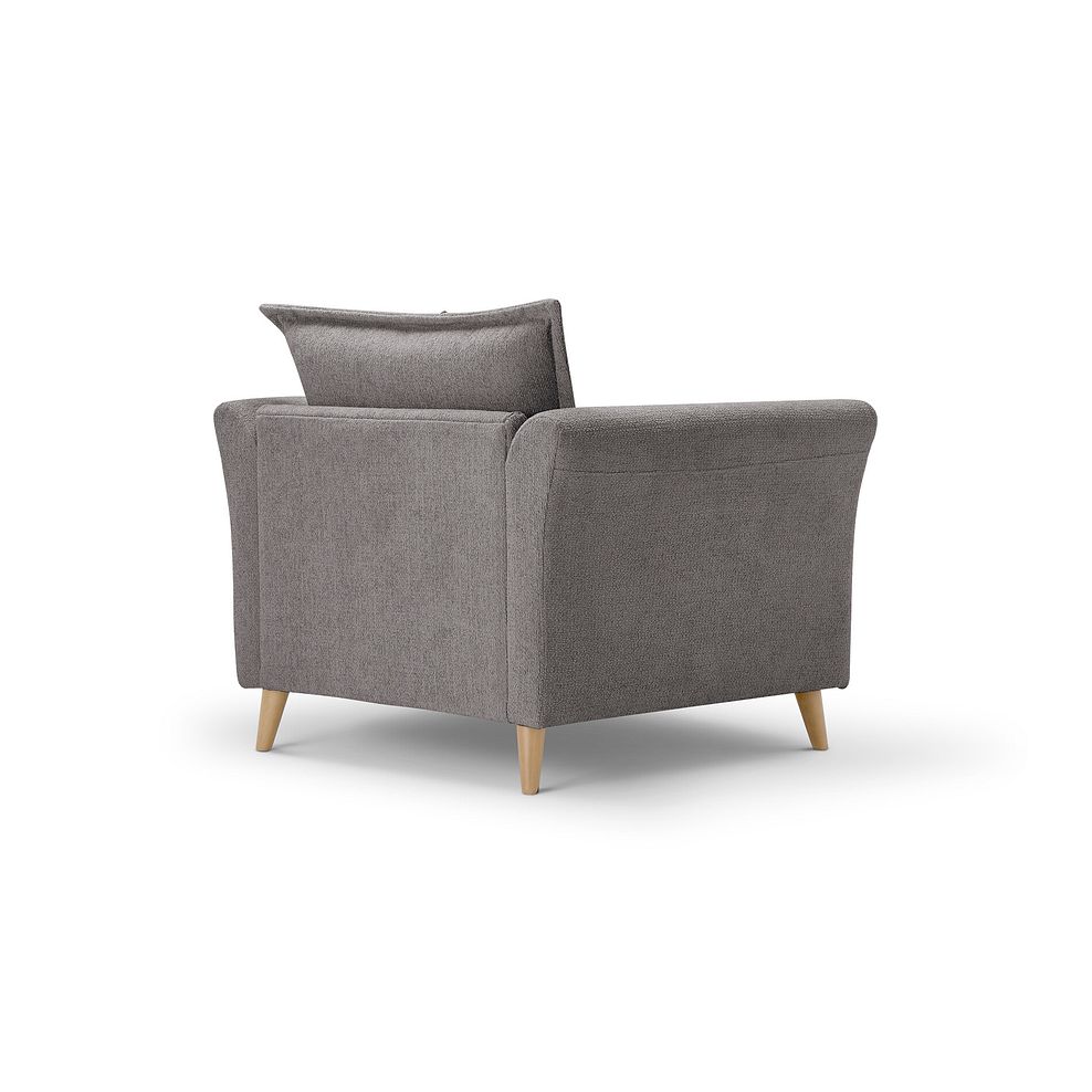 Hoxley Armchair in Leo Truffle fabric 4