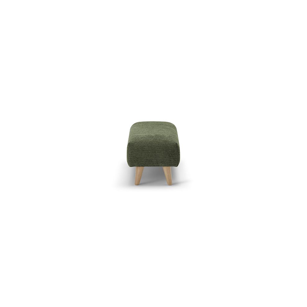 Hoxley Bench Footstool in Leo Forest fabric 3