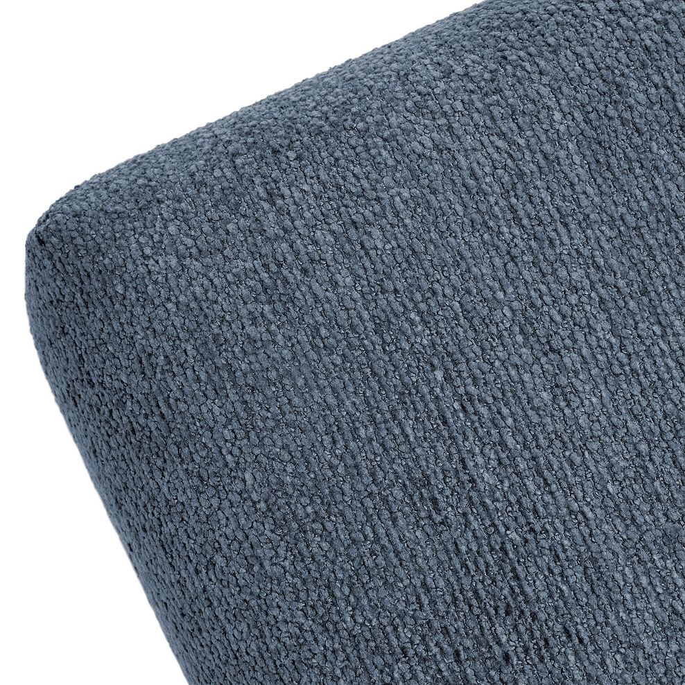 Hoxley Bench Footstool in Leo Ocean fabric 4