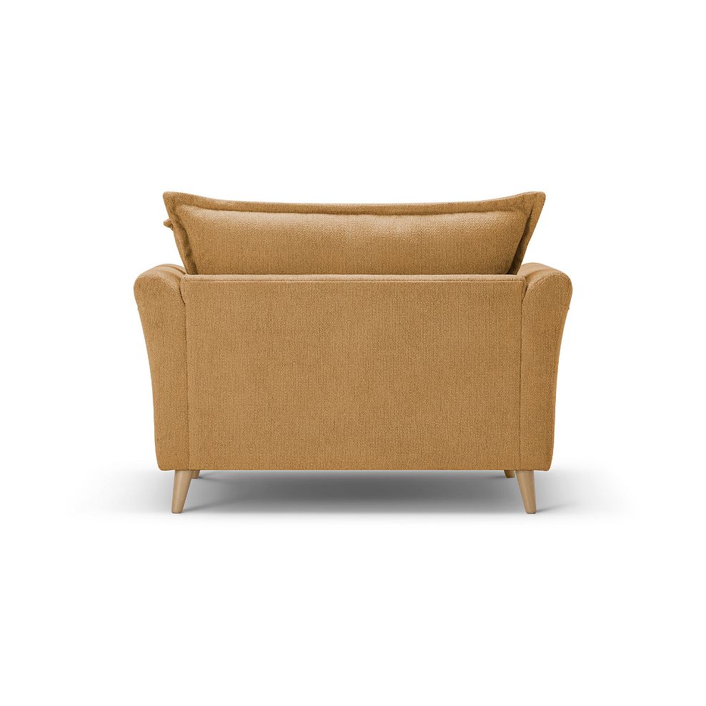 Hoxley Loveseat in Leo Mustard fabric 5