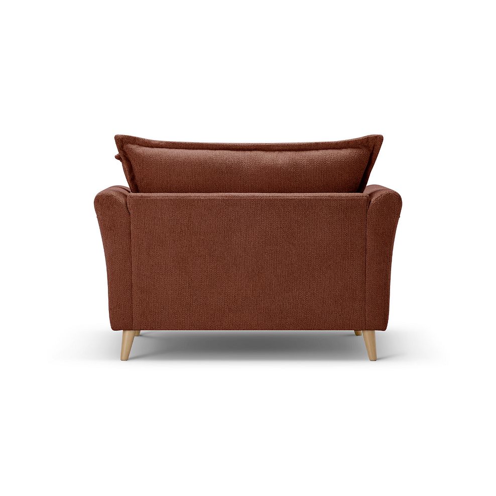 Hoxley Loveseat in Leo Rust fabric 5