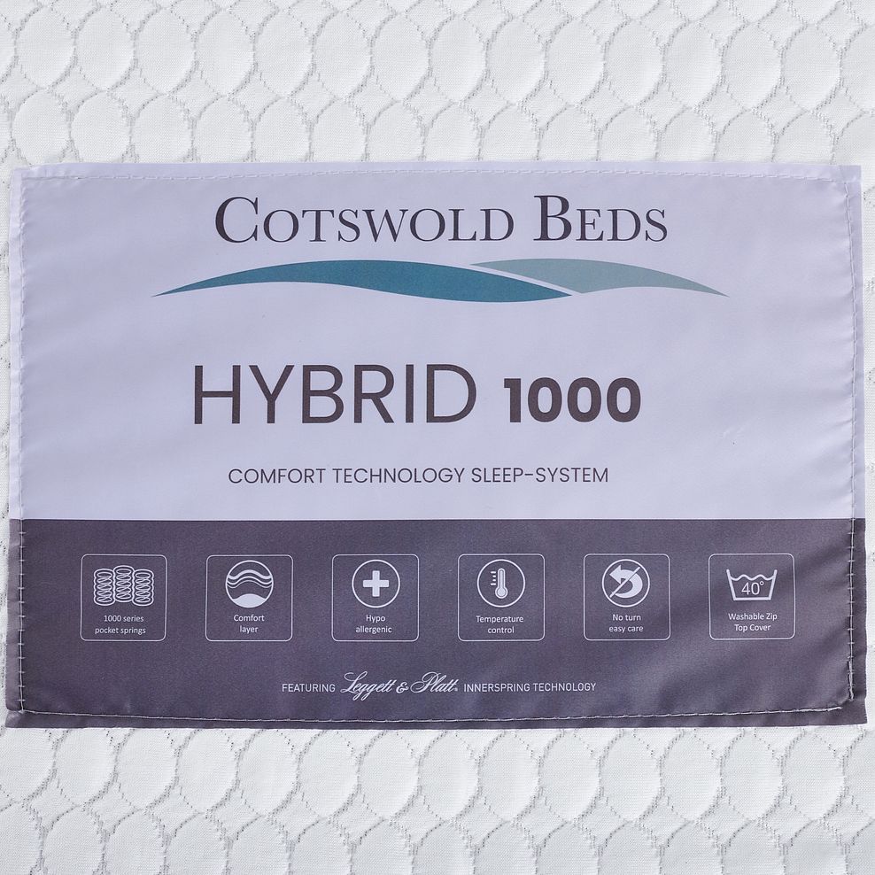 Hybrid 1000 Double Mattress with 2 Pillows Thumbnail 6