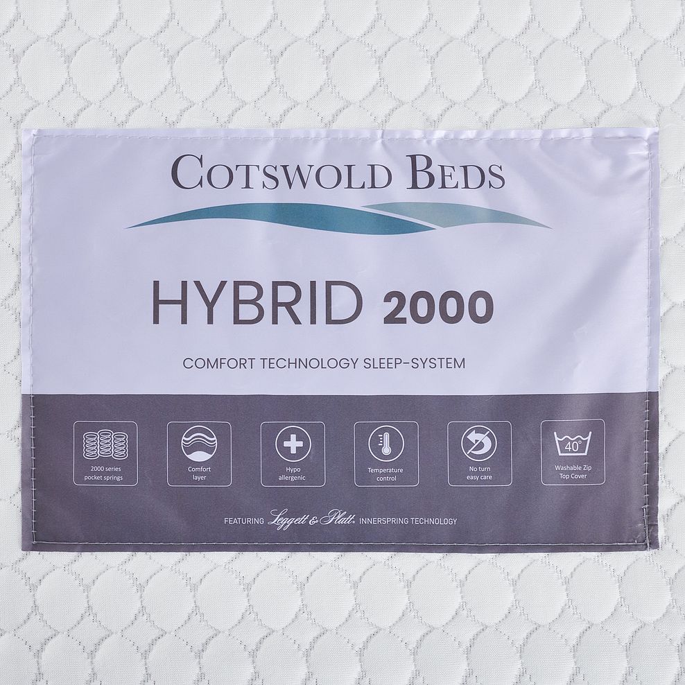 Hybrid 2000 King-size Mattress with 2 Pillows 5