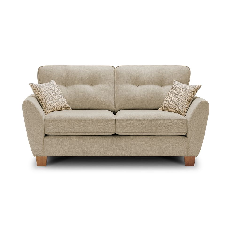 Inca 2 Seater Sofa in Christy Collection Beige Fabric Thumbnail 2