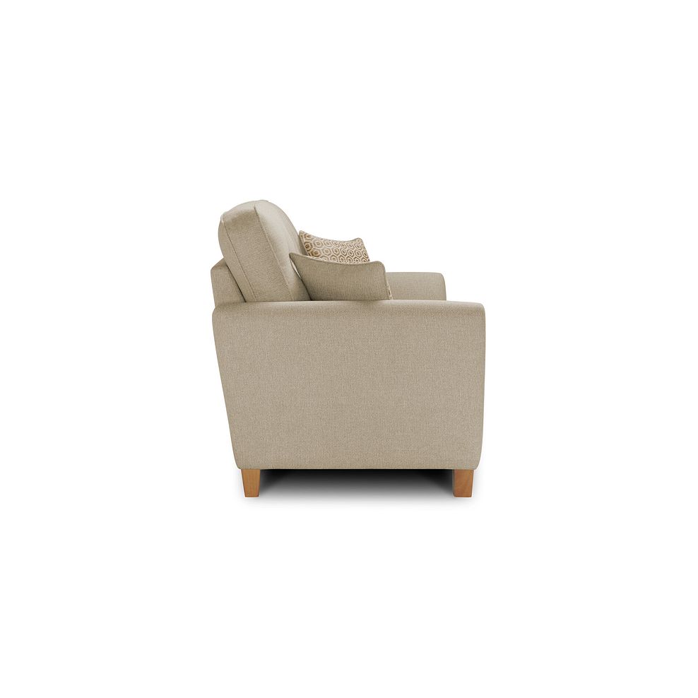 Inca 2 Seater Sofa in Christy Collection Beige Fabric 4