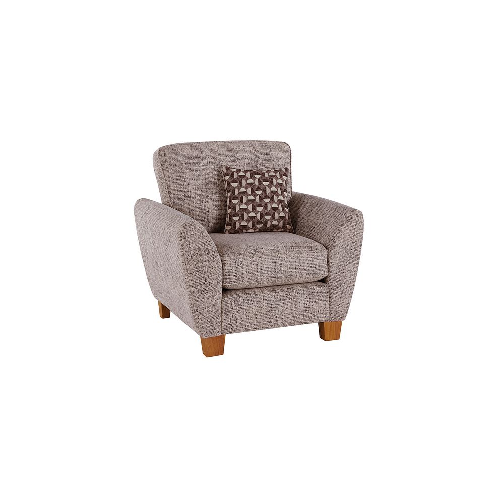 Inca Armchair in May Collection Beige fabric 1