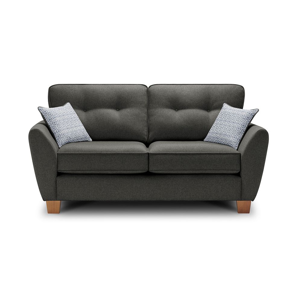 Inca 2 Seater Sofa in Christy Collection Charcoal Fabric 2