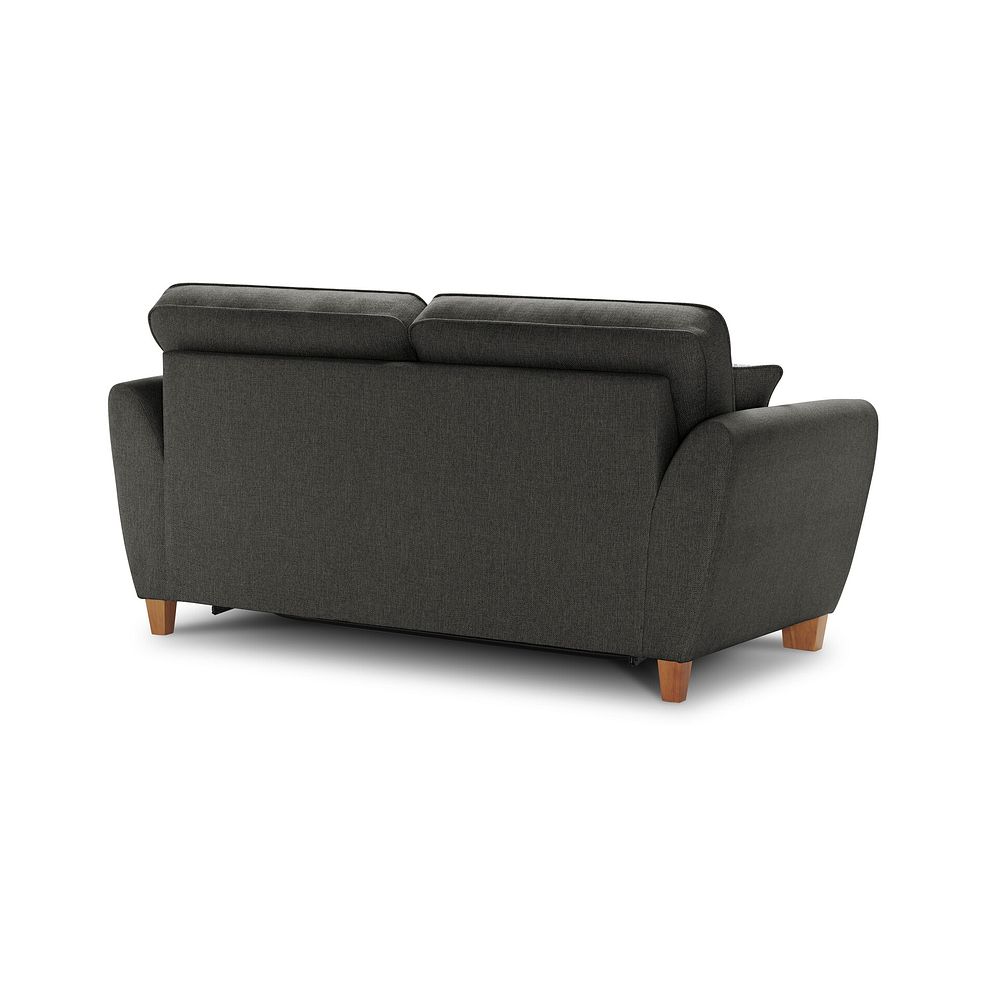 Inca 2 Seater Sofa Bed in Christy Collection Charcoal Fabric 4