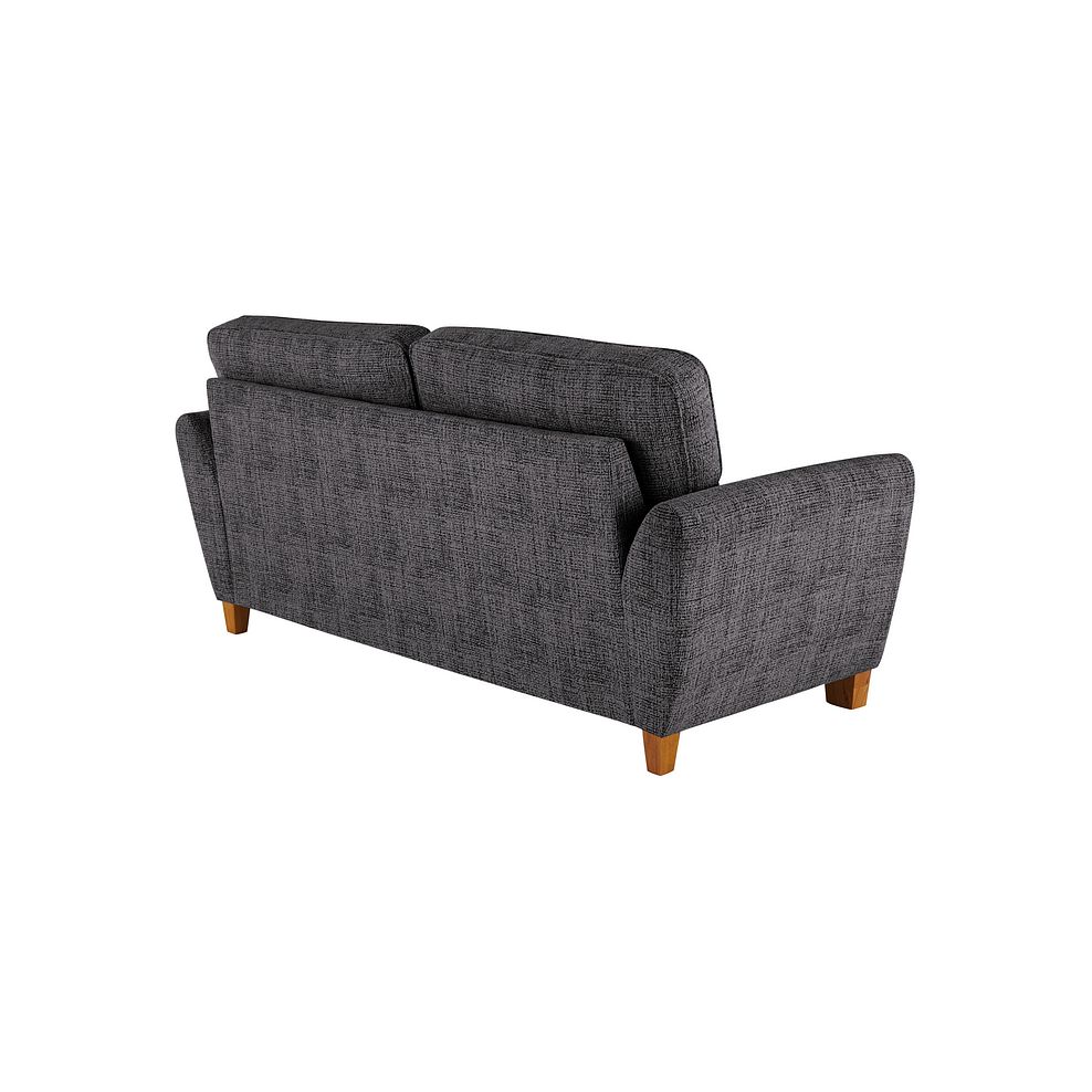 Inca 3 Seater Sofa in May Collection Charcoal fabric Thumbnail 3