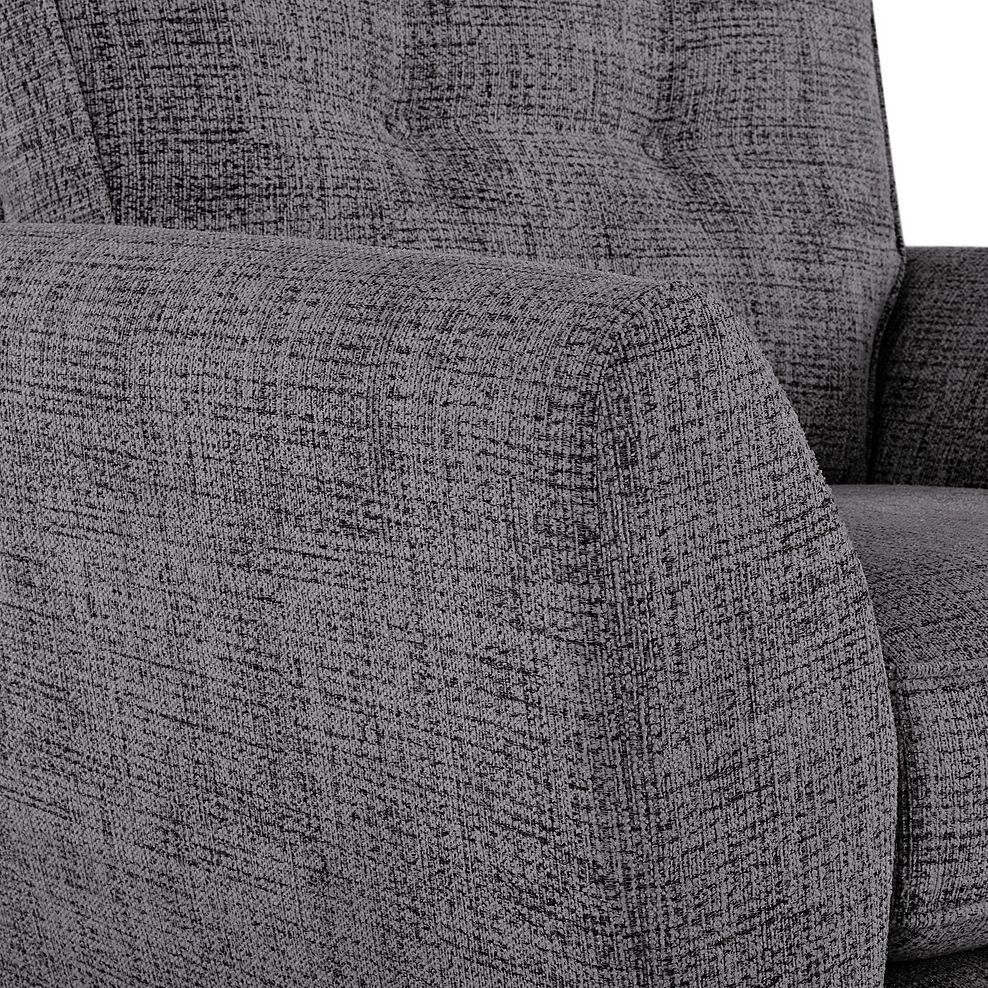 Inca Armchair in May Collection Charcoal fabric 7