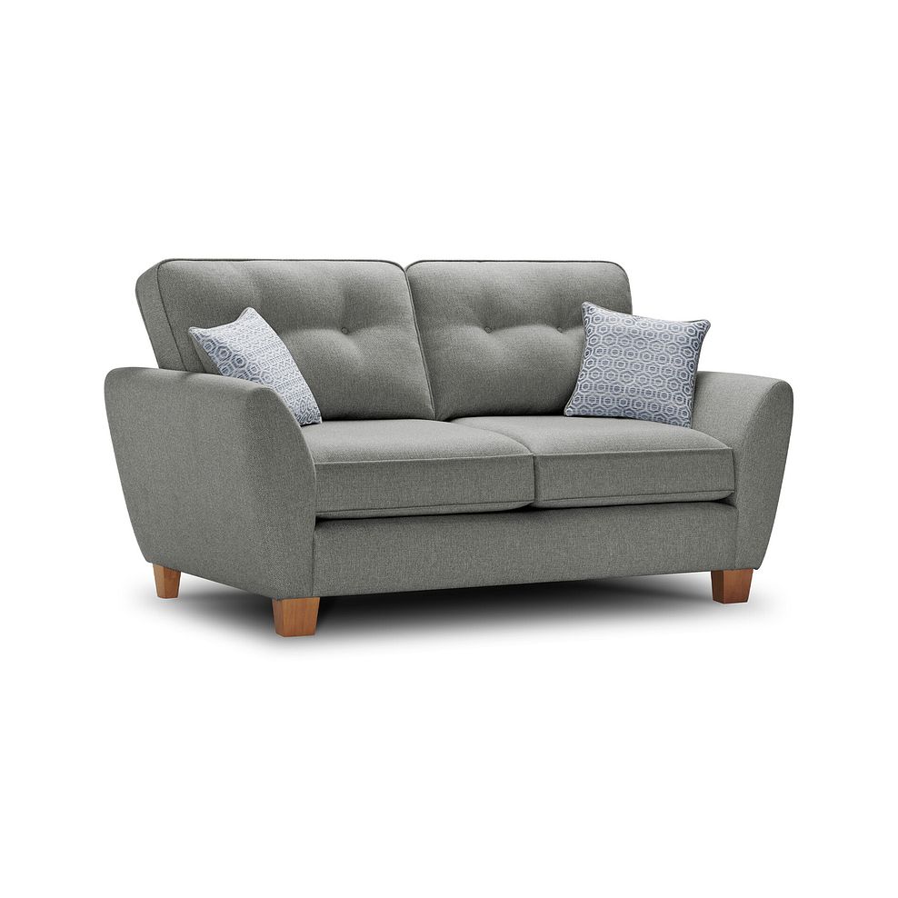 Inca 2 Seater Sofa in Christy Collection Grey Fabric 1